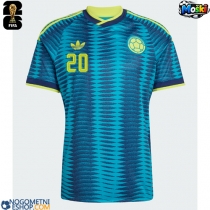 Moški Nogometni dresi Kolumbija Juan Fernando Quintero #20 Gostujoči SP 2026 Kratek Rokav